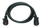 Bragman Double Ended 7-Way Molded Trailer Cord with 6-Feet Cable