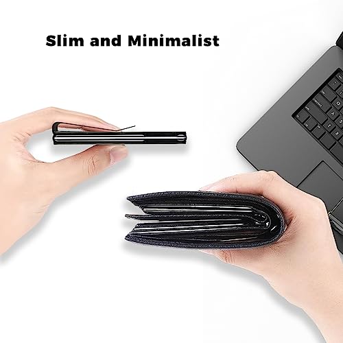 Monocarbon With 30 Cards Carbon Fiber Wallet Rfid Blocking Minimalist Money Clip For Men With Wallet Slim Compact Card Case Holder With Gift Box[3 Year Warranty] #TOP1