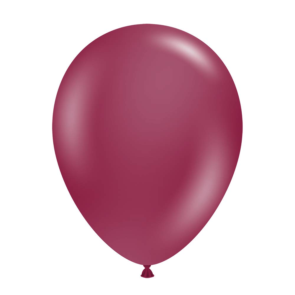 15027 Tuftex Sangria Latex Party Balloons, 5", Pack of 50