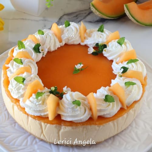 Cheesecake al melone senza cottura facile ed estiva
