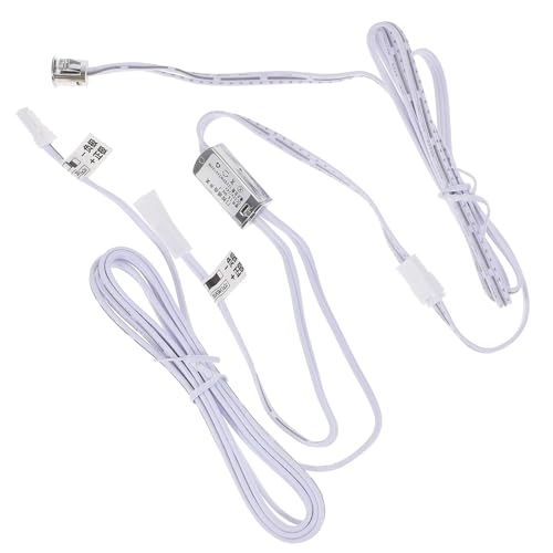 Hohopeti Interruptor Táctil para Tira LED 12v/24v Sensor de Puerta, Controlador de Luz Activada por Contacto, Módulo de Inducción para Armarios y Gabinetes, Instalación Empotrada