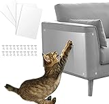 Paquete de 10 rascadores para gatos, cinta antiarañazos para gatos, repelente de gatos para muebles, protector de sofá para gatos, almohadilla para raspar gatos, cinta de entrenamiento para gatos, protector para sofá, alfombra, puertas, apto para mascotas y niños