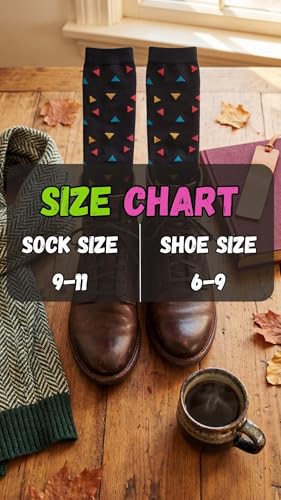 Image of Tipi Toe Women's Knee High Socks 6 Pack - Colorful Funky Patterned Long Socks, Soft & Comfortable Everyday Wear