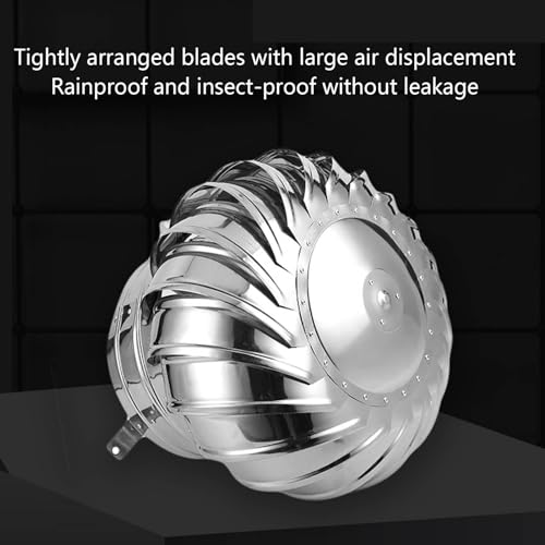 Ventilateur rotatif de cheminée pour protéger la maison du vent - 4