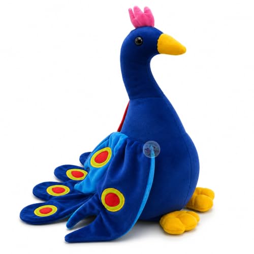 Image of Chi-Chimpu Toyss Peacock Soft Toy 40 CM for Kids | Ultra Soft Plush Stuffed Peacock | Premium PP Cotton Filled Bird Plush | Washable Cuddly Toy | Birthday Gift for Boys, Girls & Toddlers