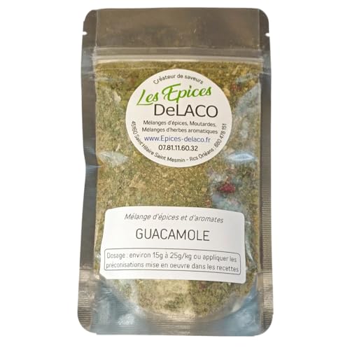 Mélange Guacamole Les Epices DeLACO pour éviter les plats fades