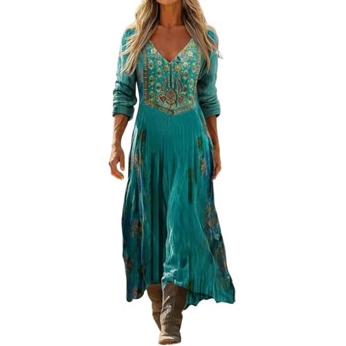 Fall Womens Dresses, Long Sleeve Maxi Dress for Women