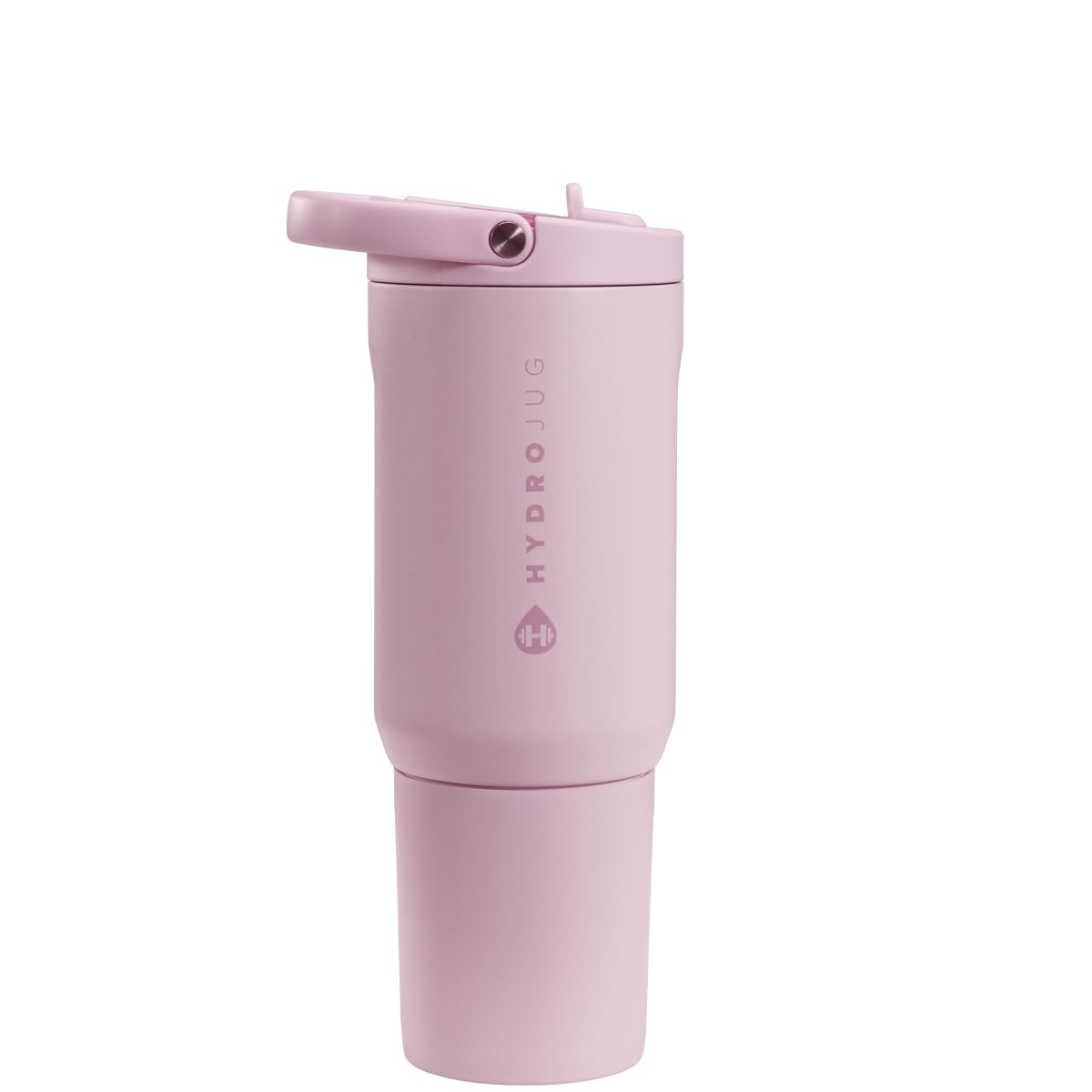 HydroJug Sport - Stainless Steel Tumbler with Straw, Vacuum Insulated, 20oz Leakproof Water Bottle, Ergonomic Design, Reusable, Dishwasher Safe,