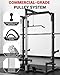 Compact Smith Machine Home Gym, All-in-1 Power Rack with LAT Pulldown Cable System, 1000LB Capacity, Squat Rack & Strength Training Station for Small Spaces