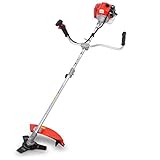 HECHT Benzin-Rasen-Trimmer 135 BTS Motor-Sense Freischneider (0,9 kW / 1,2 PS Fadenstärke 2,5 mm 430 mm Schnittkreis)