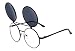 GAMT Retro Flip Up Round Goggles Sunglasses