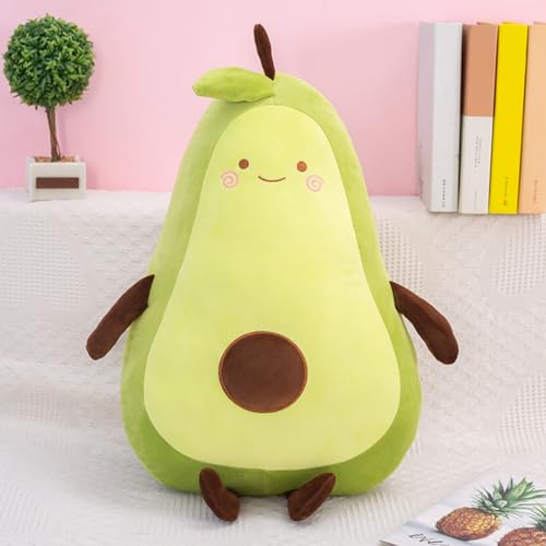 KIPIDA Avocado Plüsch Spielzeug, 45cm Kissen, Kuscheltier für Kinder Erwachsene, Weihnachten Geburtstagsgeschenke