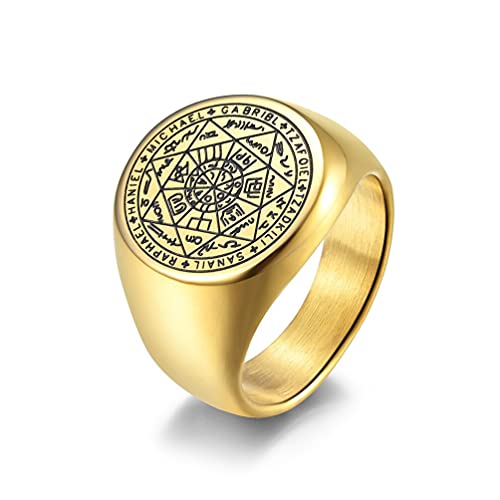 N-Made Beautifull Seal of Solomon ring image