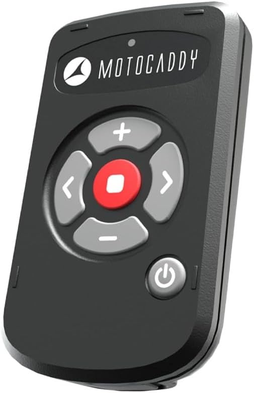 Motocaddy M7 Remote Electric Golf Caddy - Electric Golf Push Cart with Remote, All-Terrain Ready, Automatic Downhill Control, and Long-Lasting Battery - Accessories Included (Black)