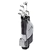 Wilson Ultra Womens Right Handed Complete Golf Club Set with Cart Bag, Gray/Mint