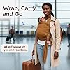 Baby Wrap Carrier - Premium Cotton Baby Carrier Wrap for Newborn to Toddler- Infant Carrier- Baby Holder One Size Fits All with Front Pocket by Max&so #3
