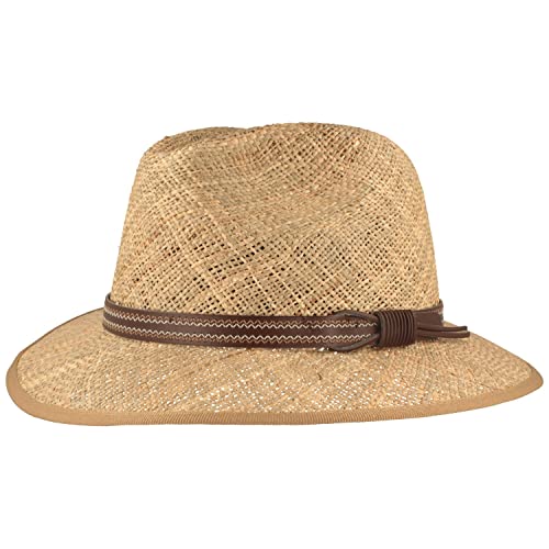 Chapeau de paille Breiter capeline d'été chapeau de soleil traveller léger et confortable
