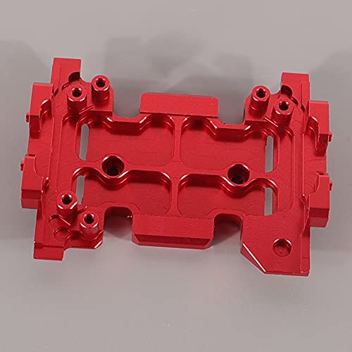 Image of Aluminum Center Skid Transmission Plate,Center Frame Brace Transmission Skid Plate,Center Skid Plate Transmission Mount, Center Skid Plate for AXIAL SCX10 1 /10 RC Rock Crawler Car Option Part
