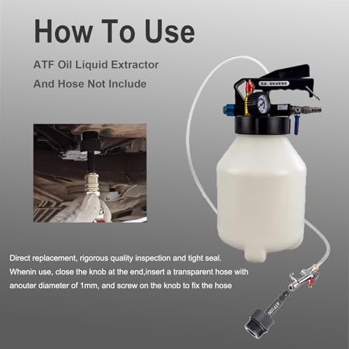 Image of Transmission Fluid ATF Fill Adapter,Transmission Service Oil Filling Fluid Change Adapter Fits for VW /Audi /Benz DSG,5mm ID x 10mm OD,Thread M24 x 1.5,5mm ID x 10mm OD