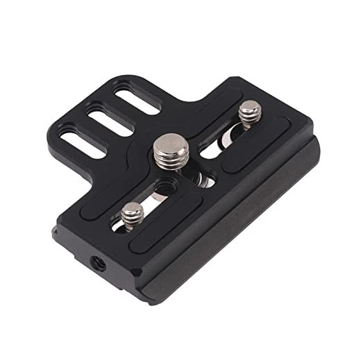 Image of FocusFoto Extended Upper Quick Release Baseplate QR Plate for DJI Ronin RS2 RSC2 RS3 Pro RS4 Pro Gimbal Stabilizer Arca-Swiss Standard Camera Tripod Ballhead (Extended Version)