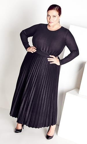 Women's Plus Size Knit Pleat Skirt2