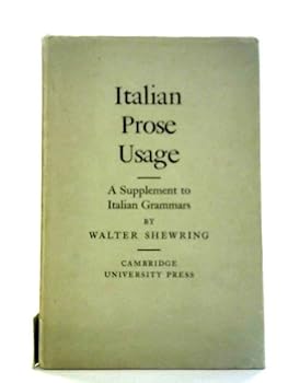 Hardcover Italian Prose Usage Book