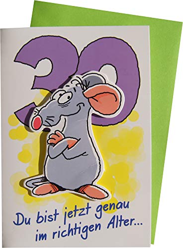 Ratzfatz Glückwunschkarte 30.Geburtstag 55-H8430 Cover