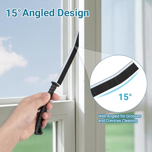 Alyvisun 5 Stück Eckenreinigungsbürste, Finebrush Fugenreinigungsbürste, Schmale Bürste für Ritzen für Fliesenböden, Spüle, Fenster, Waschbecken