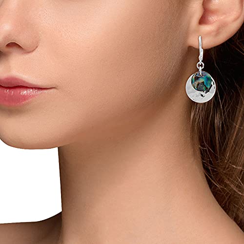 Chaps Women's Silver-Tone Disc Drop Earrings, One Size #TOP2