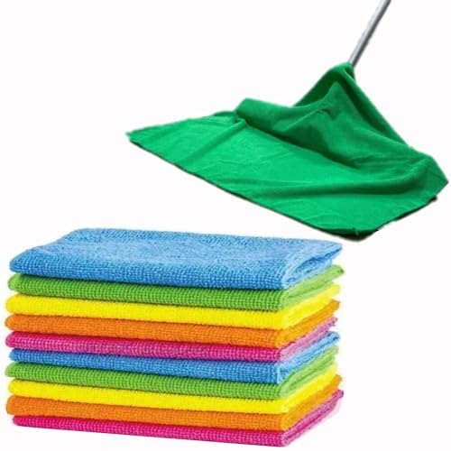 10 Unidades Super Panos de Chão Grandes em Microfibra 70x50 Pano de Limpesa Com ALta Absorvição
