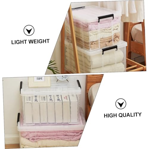 Organisateur de rangement avec couvercle pour ranger le linge et les accessoires - 4