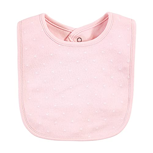 Image of Hudson Baby Unisex Baby Cotton Bibs, Glitter Unicorn, One Size