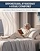 100% Egyptian Cotton Sheets Queen Size - Naturally Cooling & Breathable 4 Piece Silky Sateen Weave Queen Sheet Set, Ultra-Soft & Durable Hotel Luxury Sheets with 15