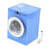 Utilisation décorative : idéal pour les maisons de poupées et les installations miniatures, ajoutant une touche de réalisme et de charme à n'importe quel environnement de jeu, modèle de mini appareil, machine à laver pour maison de poupée