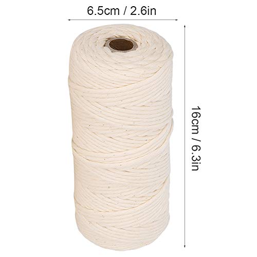 Fydun Weaving Thread Loom Warp Thread 8/4 Warp Yarn Perfect for Weaving: Carpet, Tapestry, Rug, Blanket or Pattern (Cream) - Image 4