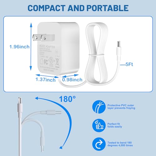 Cargador para monitor de bebé compatible con GoodBaby UU24 y SM35PTZ 5