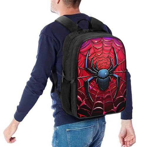 Mochila escolar de Spiders bolsa de lona impermeable y transpirable para estudiantes 5