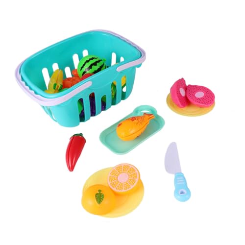 Cuisine pour garçon et filles Gatuida | Panier de 24 fruits et légumes à découper