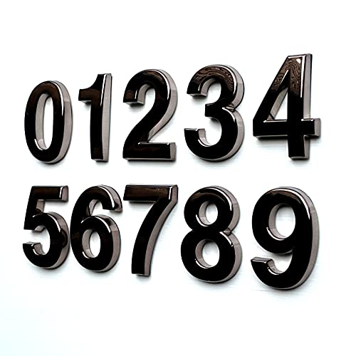 Self Stick Black Mailbox Numbers, 2 Inch Door Address Number Stickers For Apartment Office Hotel Home Room Business Decor Project, Pack Of 10. #TOP3