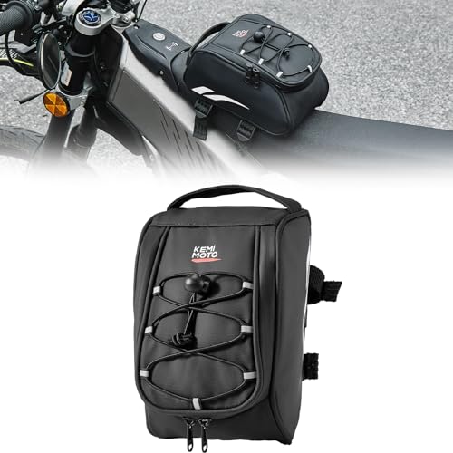 Image of KEMIMOTO Dirt Bike Frame Bag, Waterproof Front Battery Bag Storage Pouch Compatible with Sur-Ron Light Bee X, S X160, X260 Soleil 01 E-Ride Pro SS /S ridstar q20 Talaria E-Bike,Dual Sport 2.5L Silver