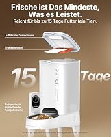 PETKIT YumShare Solo 2 Futterautomat Mit Kamera, Gesichtserkennung für Mehrere Katzen,KI Futterautomat Katze,3L Katzen Futterautomaten,Automatischer Futterspender für Katze und Hund,2.4 & 5G Wi-Fi – Ansicht 7