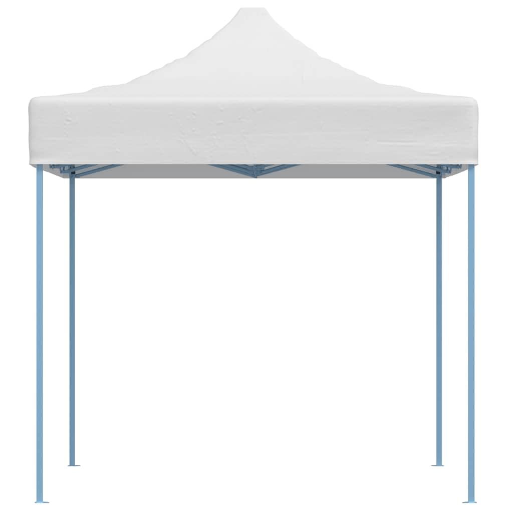 Profesjonalny składany namiot stalowy biały 280x410x315 cm | Tkanina Oxford 600D, powłoka PVC, wodoodporna, stalowa rama, łatwy montaż