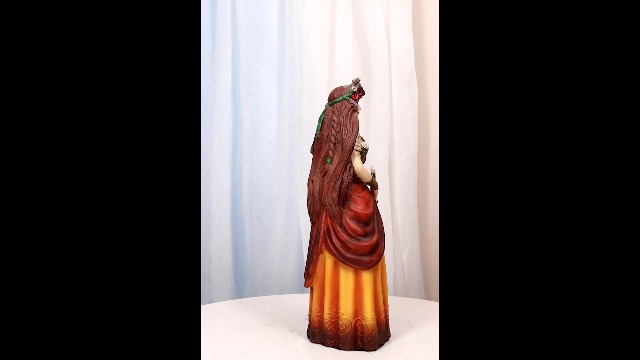 Estatua Decorativa Diosa Celta Brigid 8 Pulgadas miniatura 7