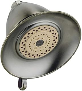 Delta Faucet RP34355SS Universal Showering Components, Touch-Clean 3-Setting Showerhead, Stainless by DELTA FAUCET