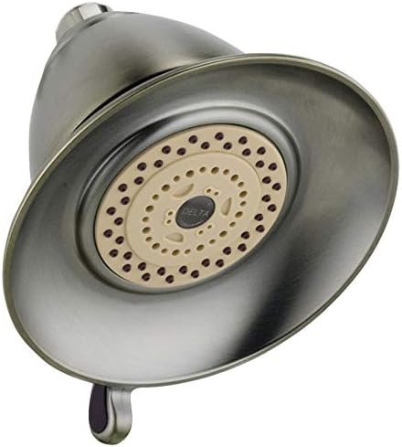 Delta Faucet RP34355SS Universal Showering Components, Touch-Clean 3-Setting Showerhead, Stainless by DELTA FAUCET