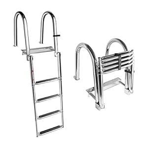 Miir Edelstahl 4-stufige Bootsleiter