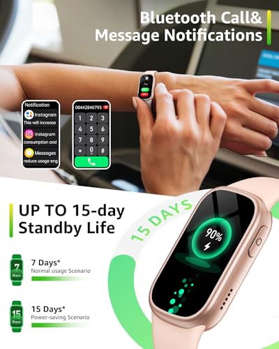 Asmoda Fitness Tracker (Answer/Dial Call), Smart Watch With 1.47 Inch Hd Touch Display, 130+ Sport Modes Activity Tracker With Sleep Monitor, Ip68 Waterproof Tracker For Android&Iphone Women Men thumb #1