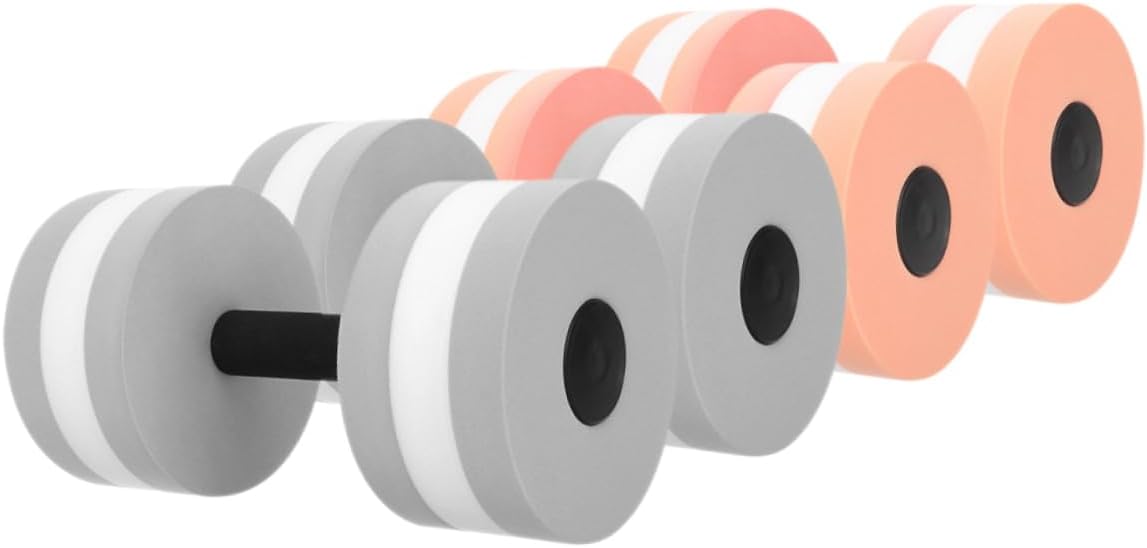 4Pcs Water Dumbbells Floating Weights for Aquatic Exercises for Pool Fitness Rehabilitation and Travel Includes