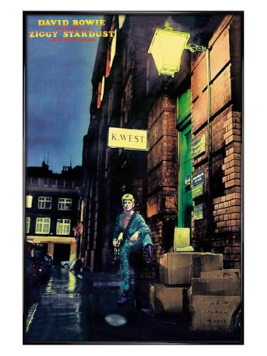 Cadre Ziggy Stardust decoration murale contre les murs vides