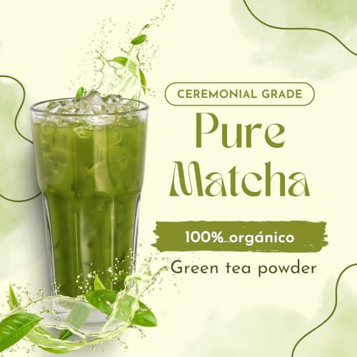 Té Verde Matcha Orgánico Ceremonial Grado 100g miniatura 5